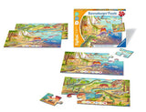 tiptoi® Puzzle für kleine Entdecker: Dinosaurier - 2x12 Teile