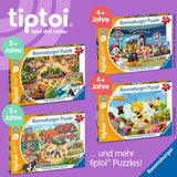 tiptoi® Puzzle für kleine Entdecker: Dinosaurier - 2x12 Teile