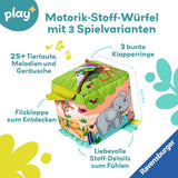 Play+ Motorik-Musik-Spiel-Würfel: Wilde Tiere - ab 6 Monate