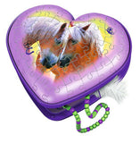 3D Puzzle Herzschatulle Pferde