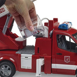 Bruder MB Sprinter Feuerwehr mit Drehleiter, Pumpe und Light & Sound Modul