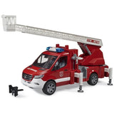 Bruder MB Sprinter Feuerwehr mit Drehleiter, Pumpe und Light & Sound Modul