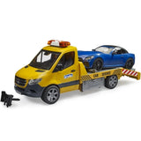 Bruder MB Sprinter Autotransporter mit Light & Sound Modul und Bruder Roadster