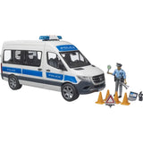 Bruder MB Sprinter Polizei Einsatzfahrzeug mit Polizist, Licht- und Soundmodul
