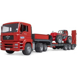 Bruder MAN TGA Tieflader mit Manitou Teleskoplader MLT 633