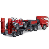 Bruder MAN TGA Tieflader mit Manitou Teleskoplader MLT 633