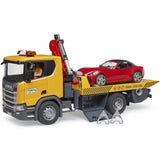 Bruder Scania Super 560R Abschlepp-LKW mit Licht- und Soundmodul und Roadster