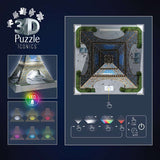3D Puzzle Iconics: Eiffelturm - mit Licht