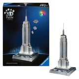 3D Puzzle Iconics: Empire State Building - mit Licht