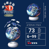 3D Puzzle-Ball Nachtlicht Astronauten