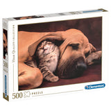 Puzzle Hund & Katze 500 teilig