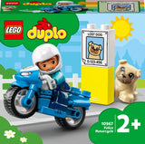 10967 Polizeimotorrad Lego Duplo, 5 Teile, ab 2 Jahren