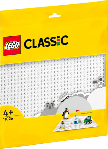 Bauplatte weiss Lego Classic, 1 Teil, 25x25 cm, 32x32 Noppen, ab 4 Jahren