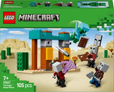 21267 Die Illager Wüstenpatrouille Lego Minecraft, 105 Teile, ab 7 Jahren