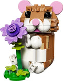 Niedlicher Hamster mit Blume Lego Creator, 166 Teile, ab 7 Jahren
