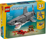 Wilder Hai mit Schatztruhe Lego Creator, 379 Teile, ab 8 Jahren