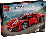 Ferrari 488 PISTA Auto Lego Technic, 882 Teile, ab 9 Jahren