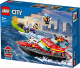 60373 Feuerwehrboot Lego City, 144 Teile, ab 5 Jahren