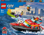 60373 Feuerwehrboot Lego City, 144 Teile, ab 5 Jahren
