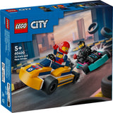 60400 Go-Karts mit Rennfahrern Lego City, 99 Teile, ab 5 Jahren
