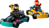 60400 Go-Karts mit Rennfahrern Lego City, 99 Teile, ab 5 Jahren