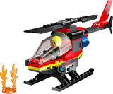 60411 Feuerwehrhubschrauber Lego City, 85 Teile, ab 5 Jahren