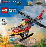 60411 Feuerwehrhubschrauber Lego City, 85 Teile, ab 5 Jahren