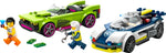 60415 Verfolgungsjagd mit Polizeiauto und Muscle Car, Lego City, 213 Teile, ab 6 Teile