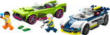 60415 Verfolgungsjagd mit Polizeiauto und Muscle Car, Lego City, 213 Teile, ab 6 Teile