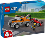 60435 Abschleppwagen mit Sportauto Lego City, 101 Teile, ab 4 Jahren