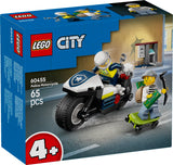 60455 Verfolgungsjagd mit dem Polizeimotorrad, Lego City, 65 Teile, ab 4 Jahren