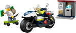 60455 Verfolgungsjagd mit dem Polizeimotorrad, Lego City, 65 Teile, ab 4 Jahren