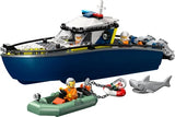60456 Verfolgungsjagd im Polizeiboot Lego City, 264 Teile, ab 6 Jahren