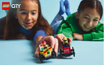 60458 Pizzalieferwagen vs. Löschauto Lego City, 70 Teile, ab 5 Jahren