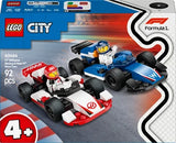 60464 F1 Williams Racing und Haas F1 Rennautos, Lego City, 92 Teile, ab 4 Jahren