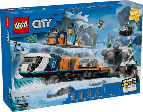 Arktis Polarexpress Lego City, 1517 Teile, Batt. 10xAAA exkl., ab 7 Jahren