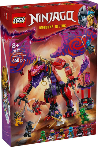 Chaosdrache Donnerzahn Lego Ninjago 71832, 668 Teile, ab 8 Jahren