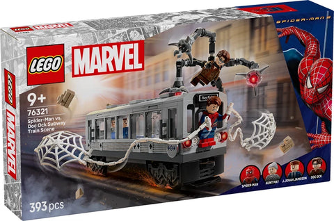 Spider-Man vs. Doc Ock: Showdown in der U-Bahn Lego Marvel Super Heroes, 393 Teile, ab 9 J.