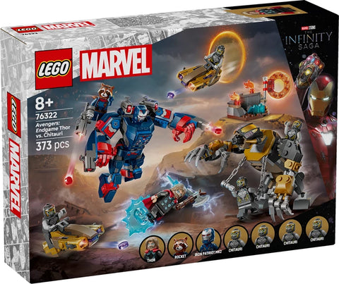 Avengers Endgame Thor vs. Chitauri, Lego Marvel Super Heroes, 373 Teile, ab 8 Jahren