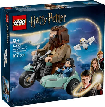 76443 Hagrids und Harrys Motorradtour Lego Harry Potter, 617 Teile, ab 9 Jahren