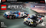 76922 BMW M4 GT3 & BMW M Hybrid V8 Rennwagen, Lego Speed Champions, 676 Teile, ab 9 J.