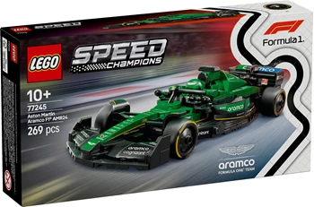 77245 Aston Martin Aramco F1 AMR24 Rennauto, Lego Speed Champions, 269 Teile, ab 10 Jahren