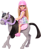 Barbie Chelsea und Pony Chelsea-Puppe, Pony, Helm, Sattel, Zügel, ab 3 Jahren