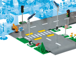 60304 Straßenkreuzung mit Ampeln