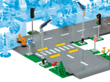 60304 Straßenkreuzung mit Ampeln