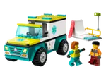 Lego City 60403 Rettungswagen und Snowboarder