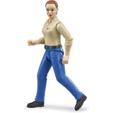 Bruder Bworld Frau mit hellem Hauttyp und blauer Hose