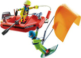 PLAYMOBIL City Action 70144 Seenot: Kitesurfer-Rettung mit Boot, ab 4 Jahren