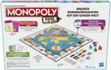 Monopoly Reise um die Welt, Brettspiel für Kinder und Erwachsene, mit dem bekannten Mr. Monopoly, ab 8 Jahre