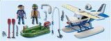 PLAYMOBIL City Action 70779 Polizei-Wasserflugzeug: Schmuggler-Verfolgung, Schwimmfähig, ab 5 Jahren